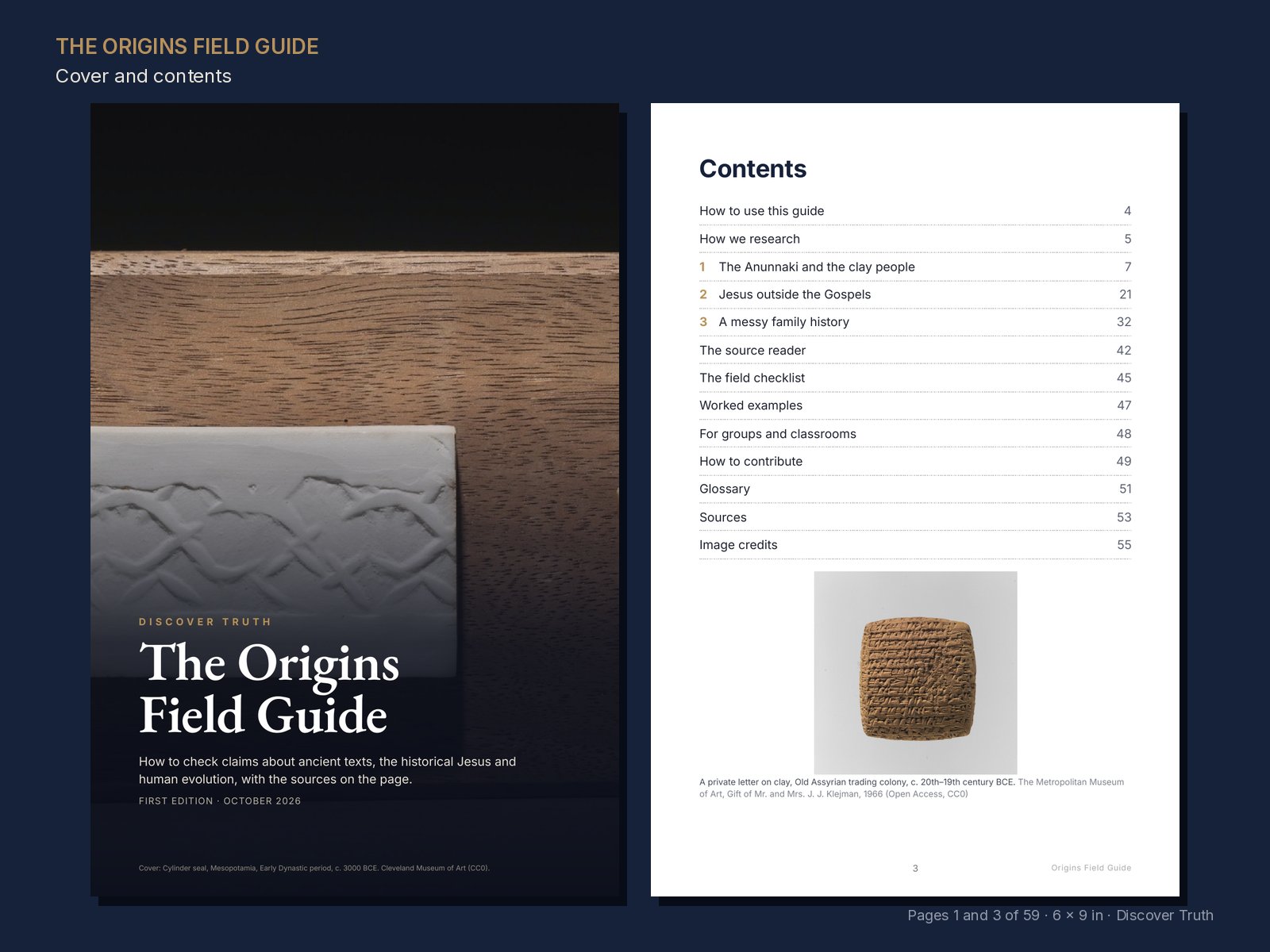 Cover and contents (pp. 1, 3)